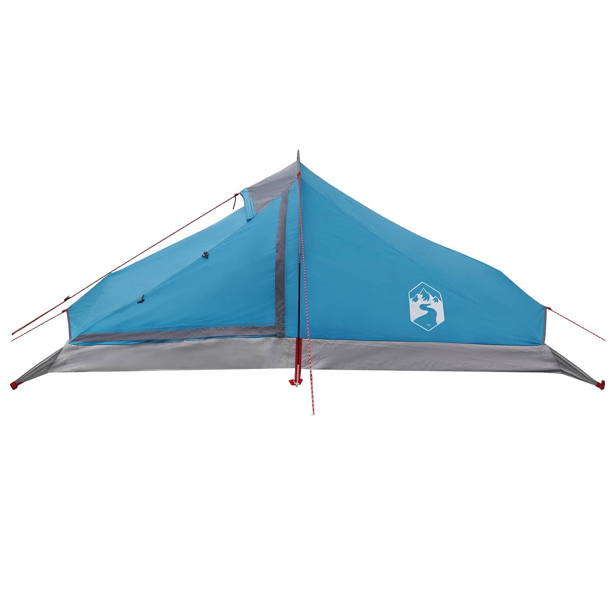 Backpacking Telt 4-personers Blå 185T Polyester med PU Coating