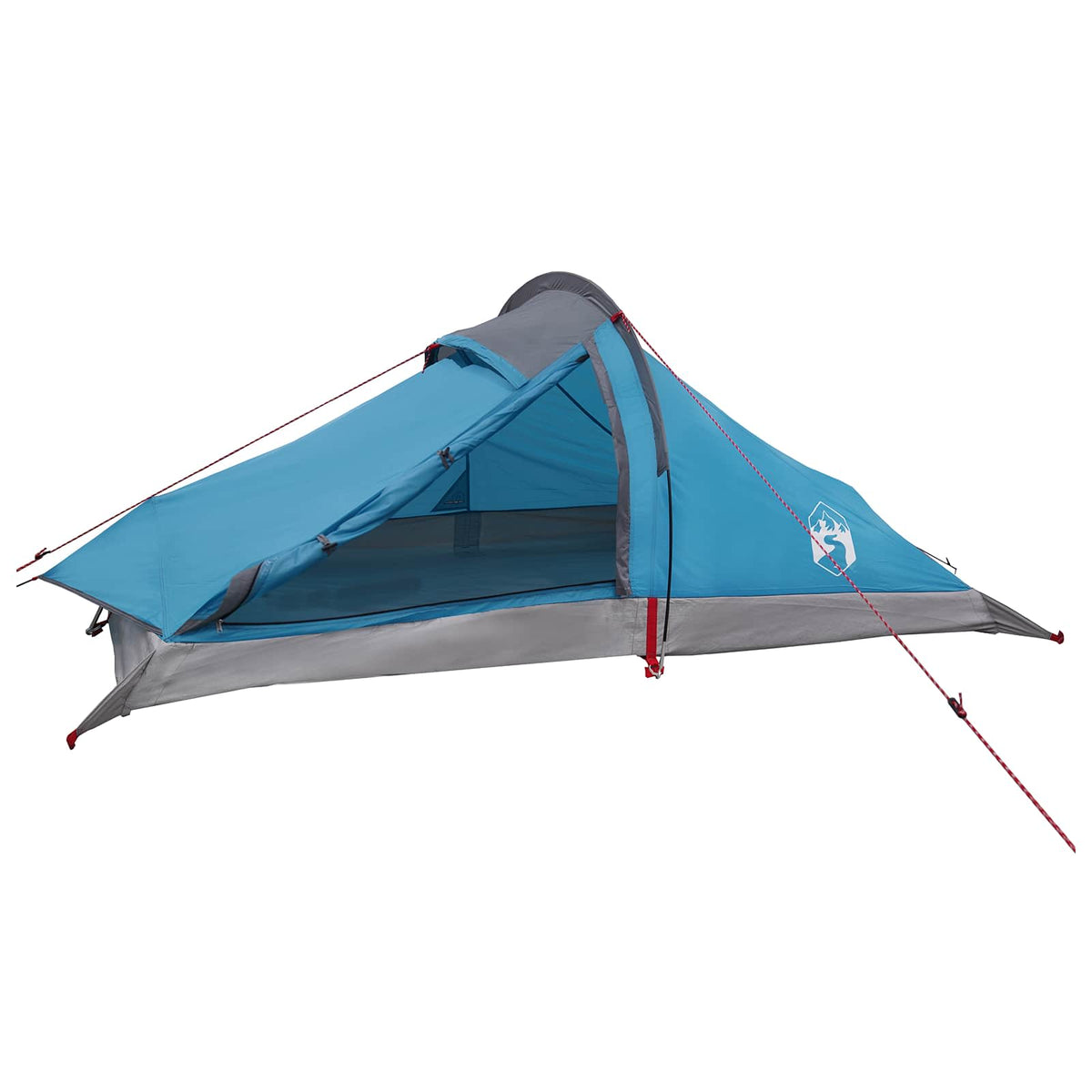 Backpacking Telt 2-personers Blå 185T Polyester med PU Coating