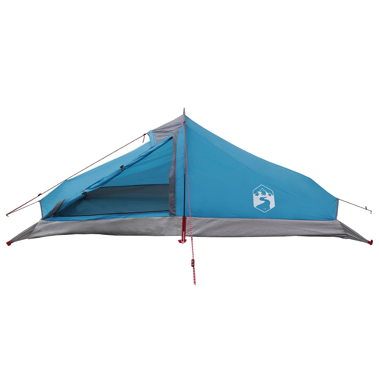 Backpacking Telt 2-personers Blå 185T Polyester med PU Coating
