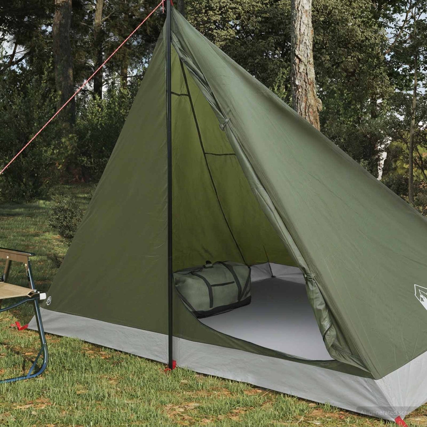 Backpacking Telt 4-personers Olivengrøn