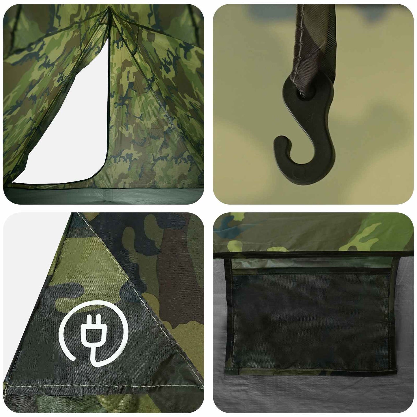 Backpacking Telt 2-personers Camouflage