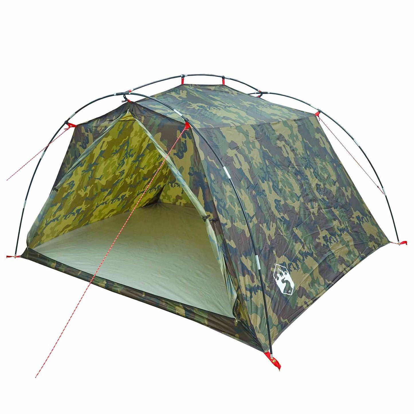 Tunneltelt 4-personers Camouflage 185T Polyester med PU Coating