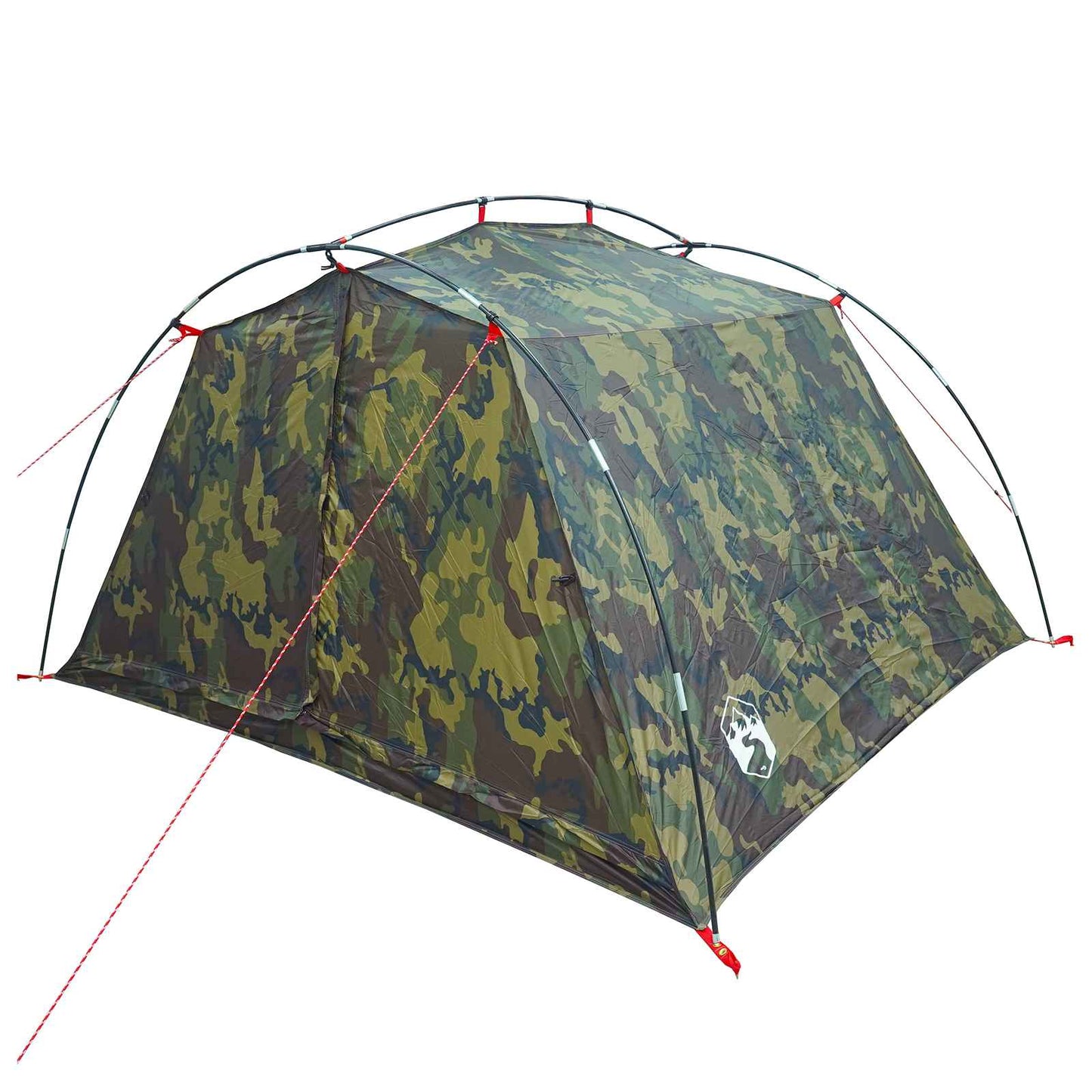 Tunneltelt 4-personers Camouflage 185T Polyester med PU Coating