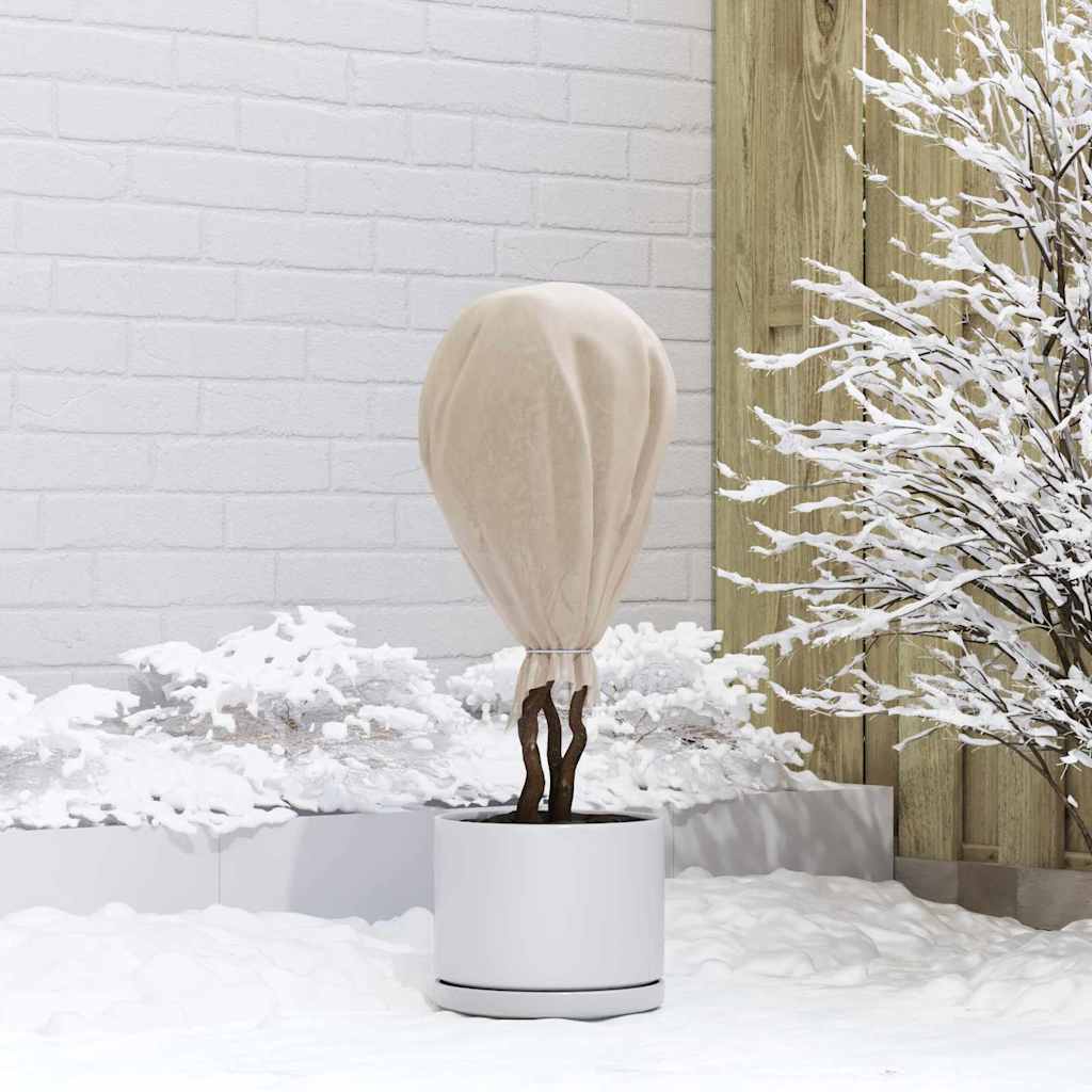 Frostbeskyttelsesplante fleece Beige 50 x 1,6 m Non-woven stof