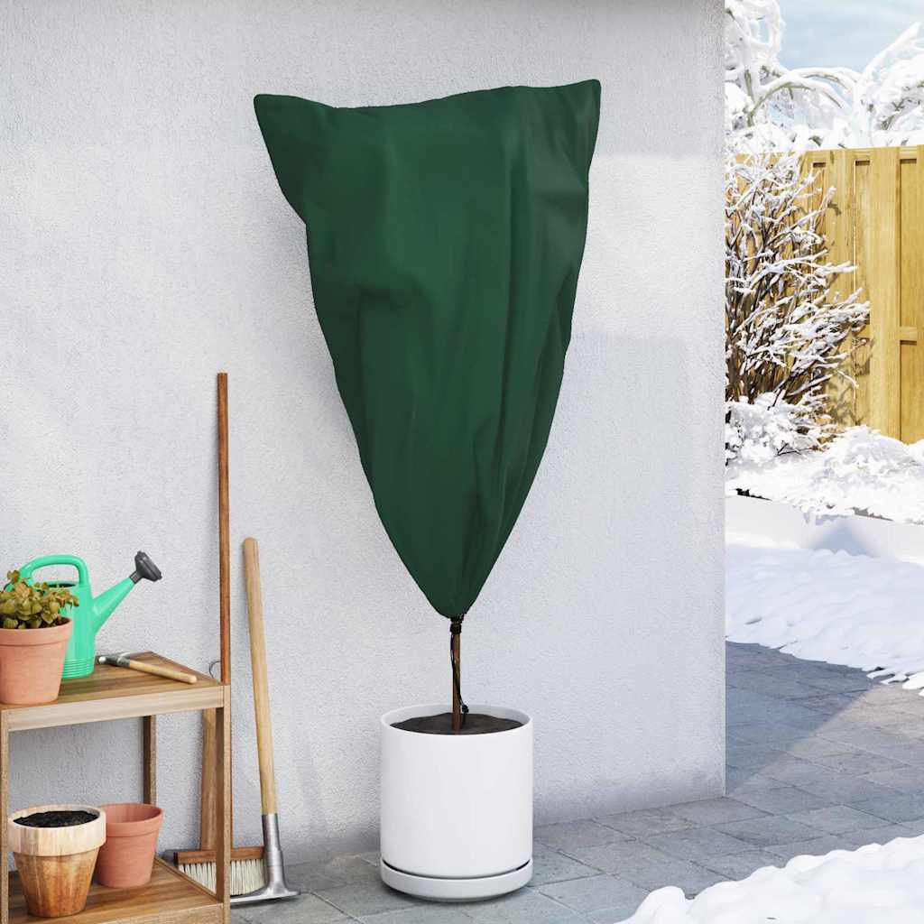 Frostbeskyttelses Plantefleece Dække 10 stk. Grøn 0,8 x 1,2 m