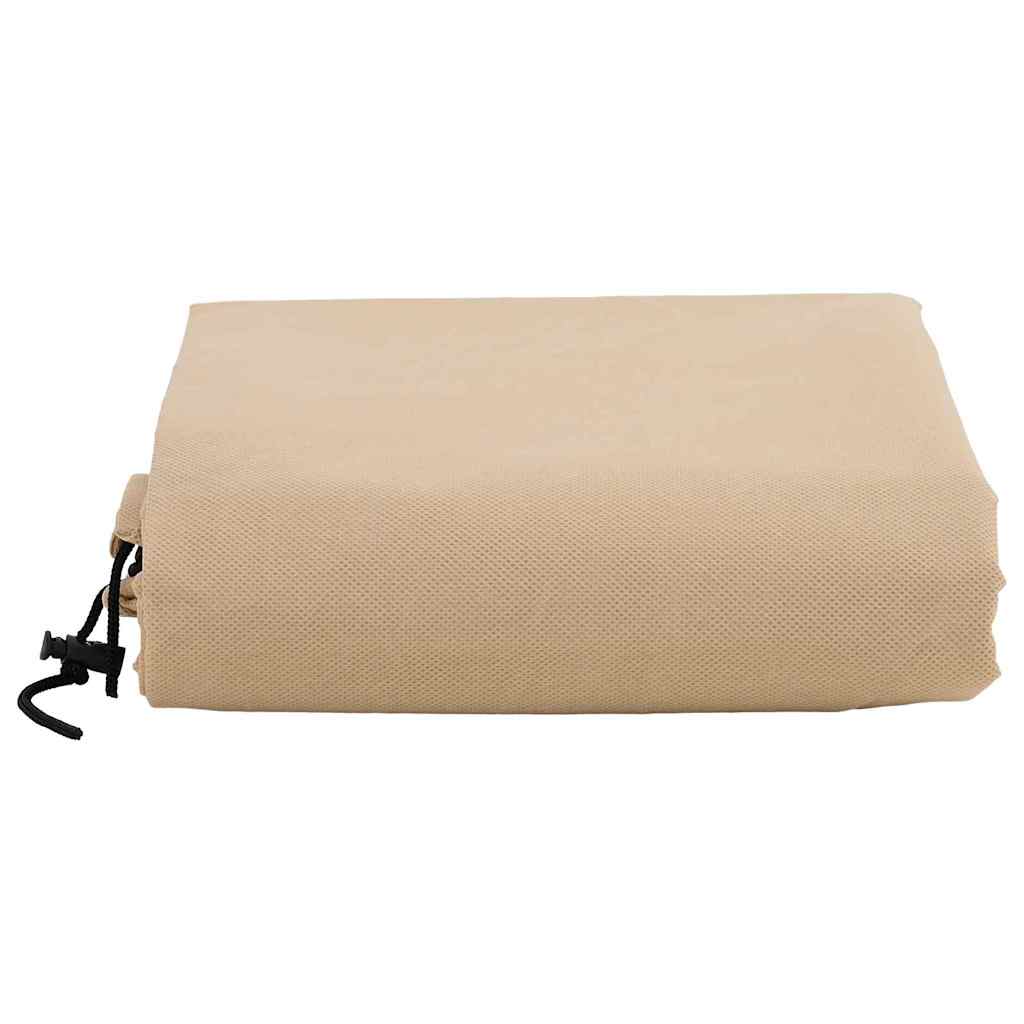 Frostbeskyttelses Plantefleece Dække 5 stk. Beige 1,55 x 1,55 m