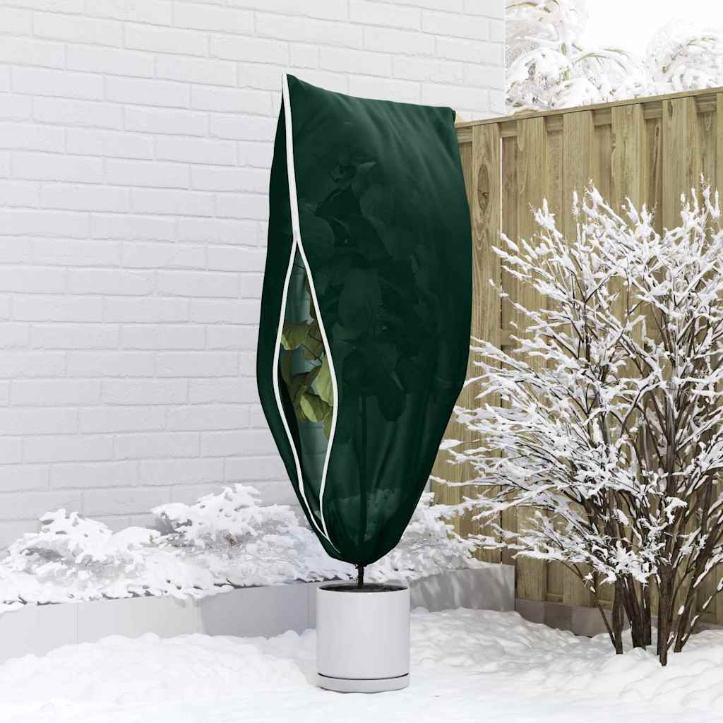 Frostbeskyttelses Plantefleece Dække 5 stk. Grøn 1,55 x 1,55 m