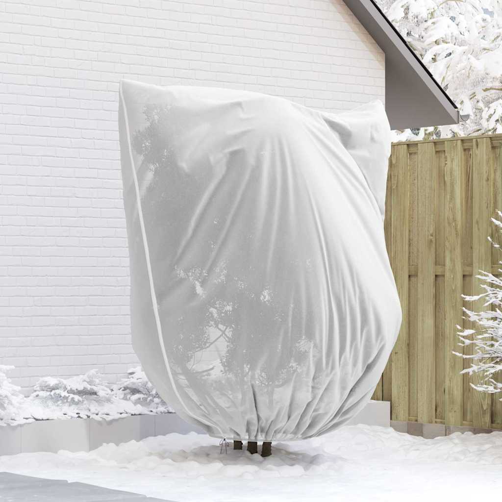 Frostbeskyttelses Plantefleece Dække Hvid 2,4 x 2 m