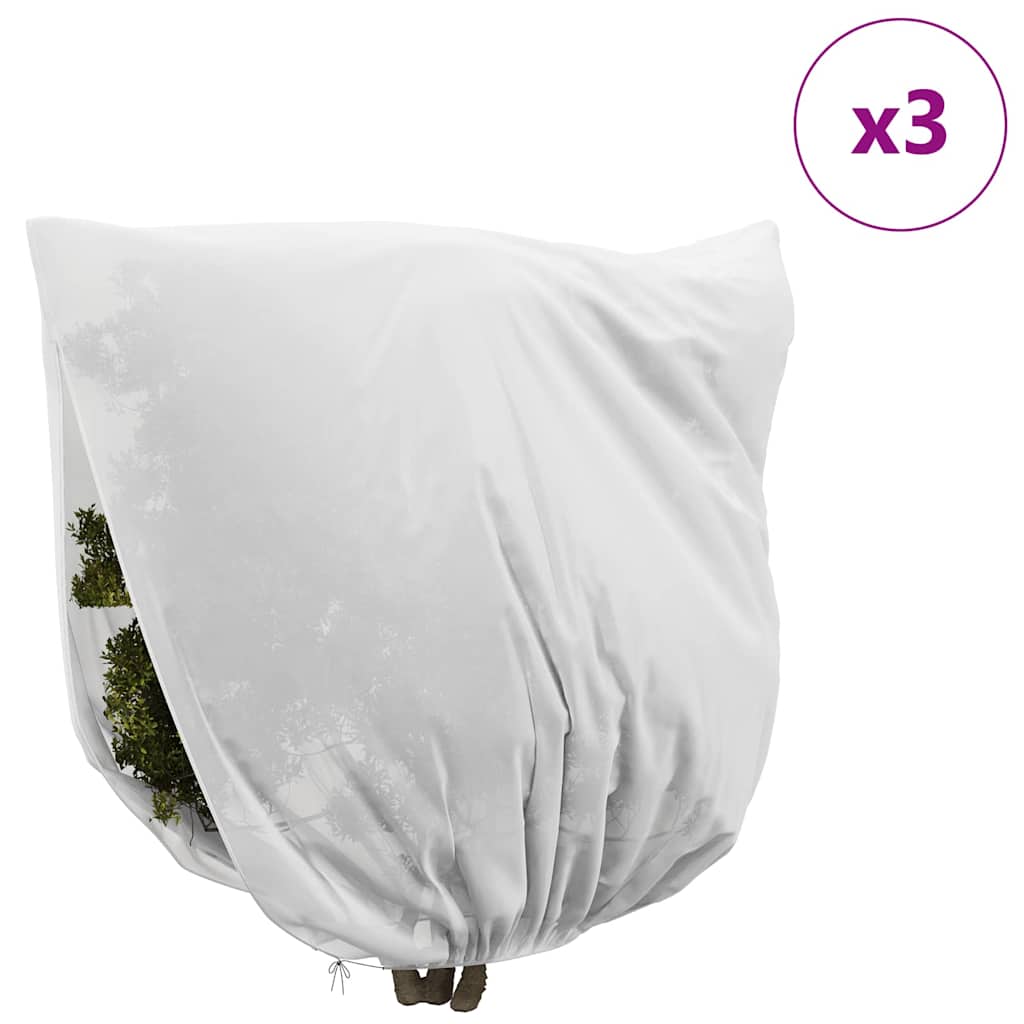 Frostbeskyttelses Plantefleece Dække 3 stk. Hvid 3 x 3,93 m