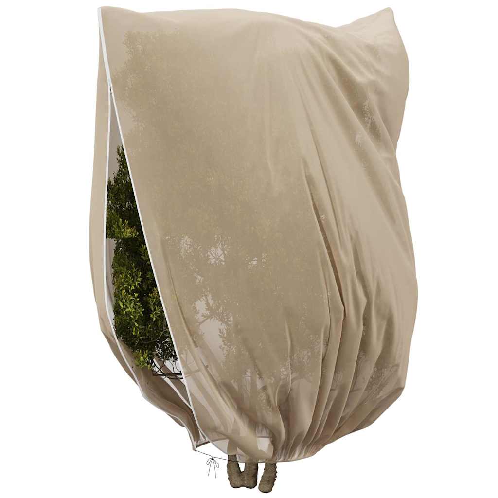 Frostbeskyttelses Plantefleece Dække Beige 3,5 x 2,5 m