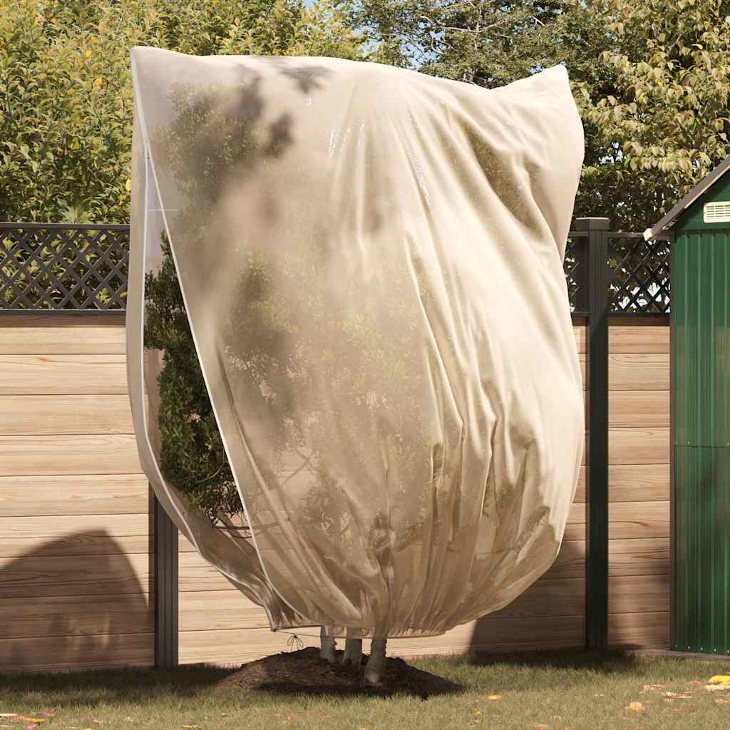Frostbeskyttelses Plantefleece Dække 3 stk. Beige 2,4 x 2 m