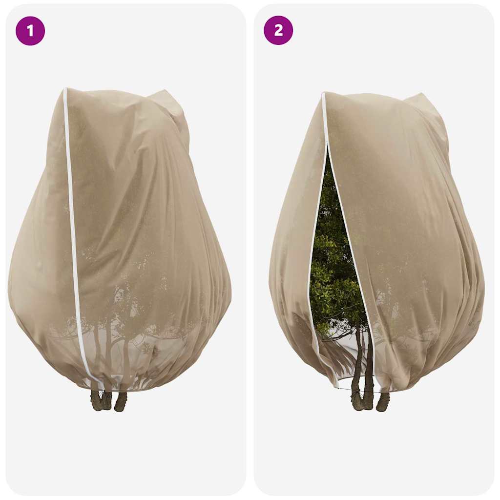 Frostbeskyttelses Plantefleece Dække 3 stk. Beige 3,5 x 2,5 m