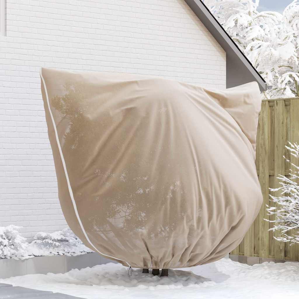 Frostbeskyttelses Plantefleece Dække 3 stk. Beige 2,5 x 3,14 m