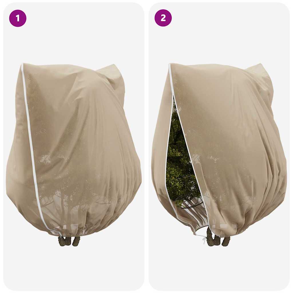 Frostbeskyttelses Plantefleece Dække 3 stk. Beige 3 x 3,93 m