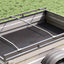 Tarpaulin Bracket til Trailere 3 Sølv 102-155 cm Aluminium