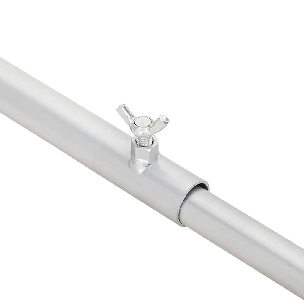 Tarpaulin Bracket til Trailere 4 Sølv 136-218 cm Aluminium
