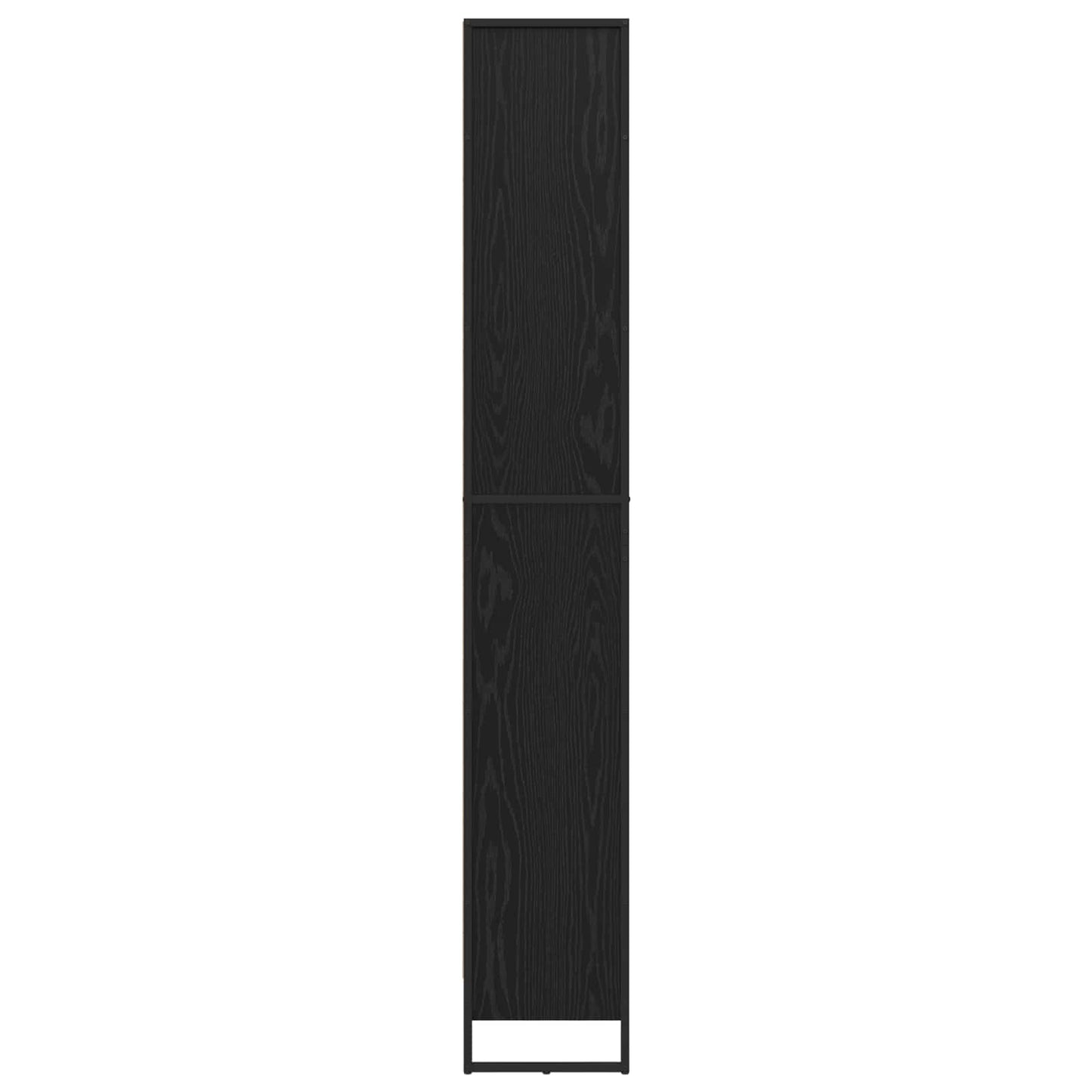 Bogskab 60 x 30 x 189,5 cm Konstrueret træ Sort eg