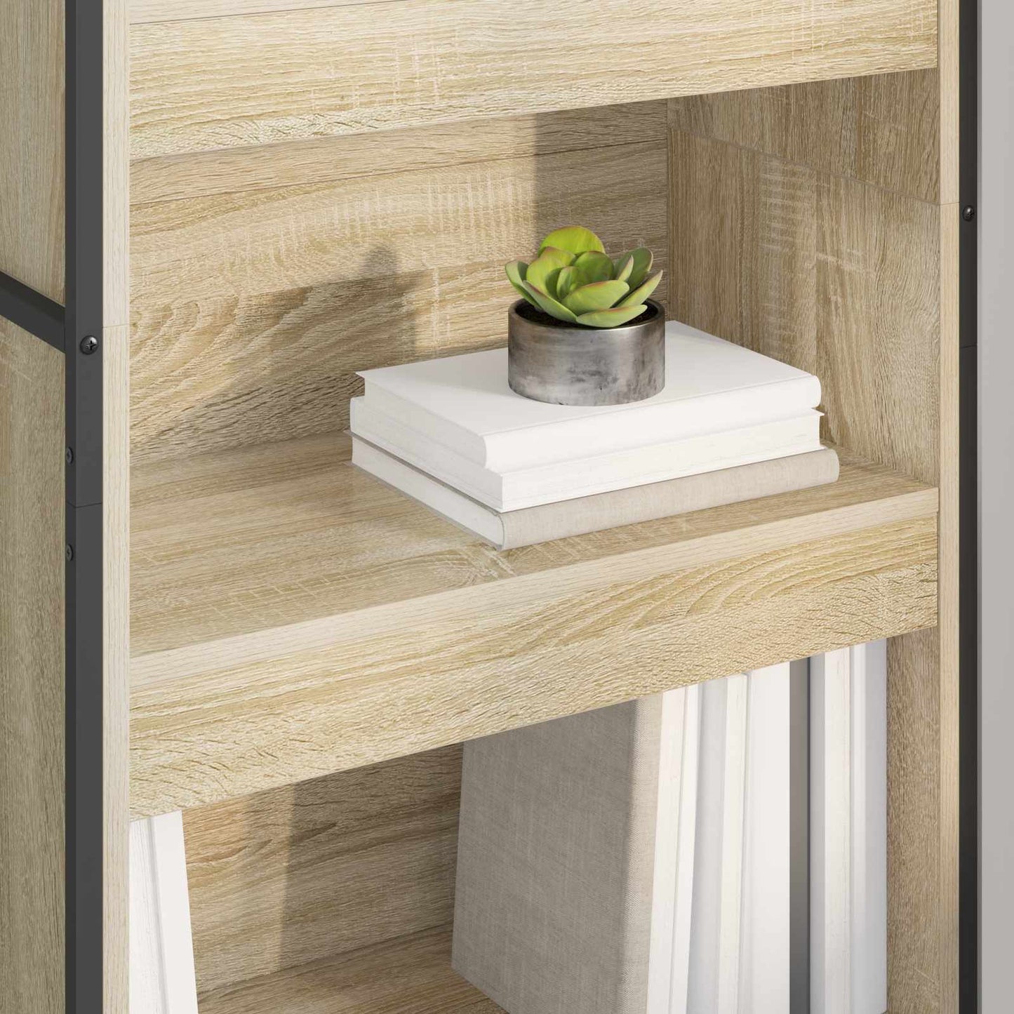 Bogskab 60 x 30 x 189,5 cm Konstrueret træ Sonoma