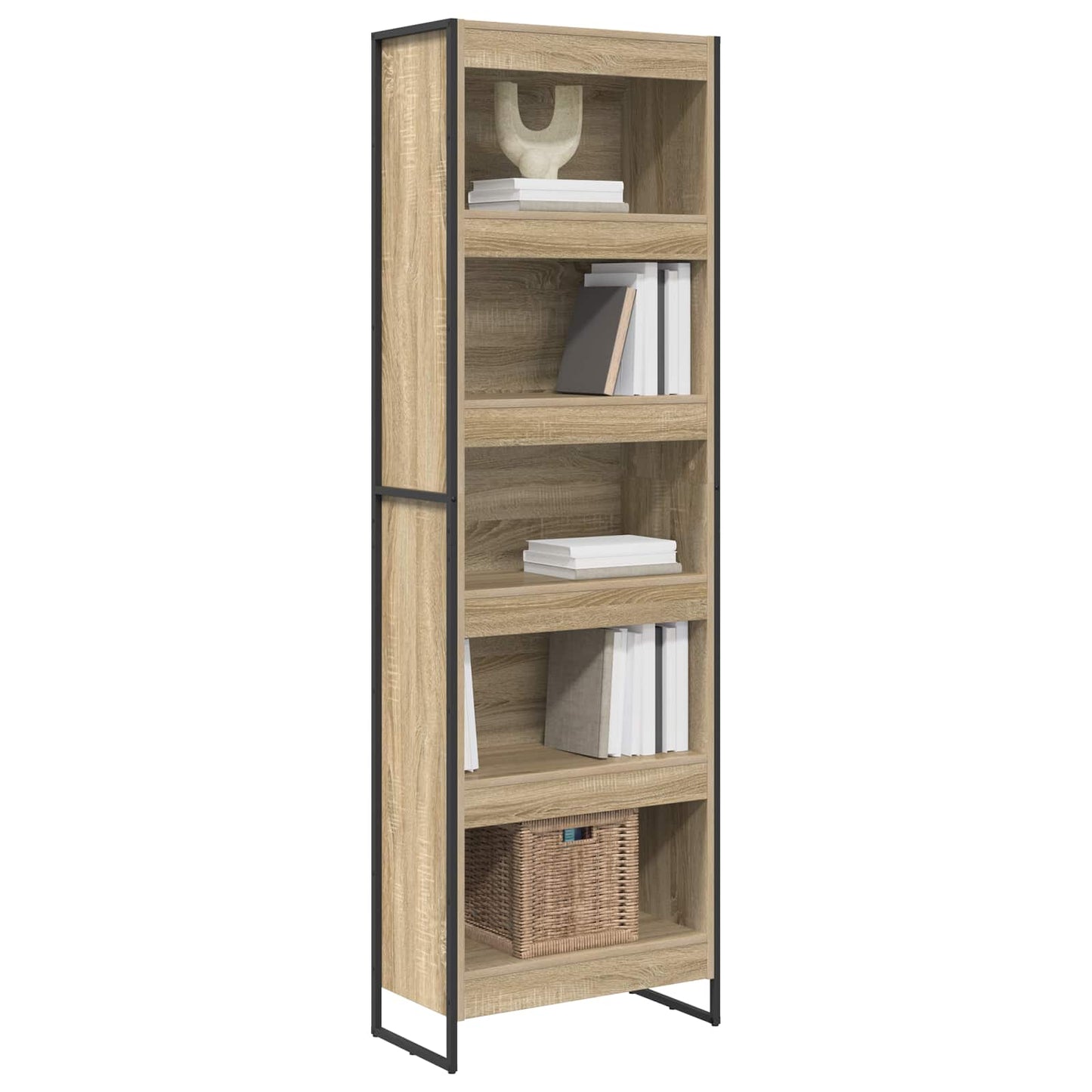 Bogskab 60 x 30 x 189,5 cm Konstrueret træ Sonoma