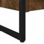 Bogskab 60 x 30 x 189,5 cm Konstrueret træ Røget Eg
