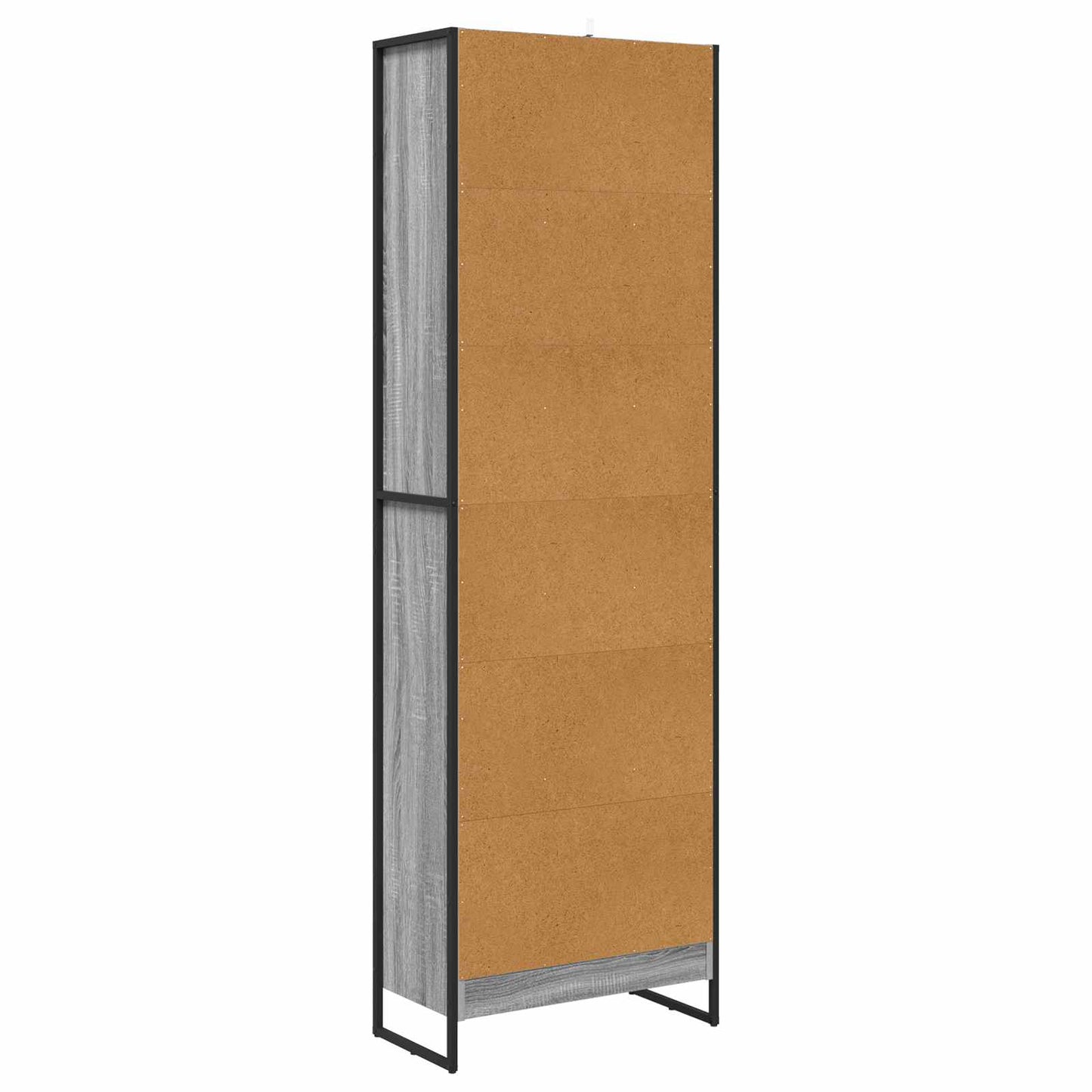 Bogskab 60 x 30 x 189,5 cm Konstrueret træ Grå Sonoma