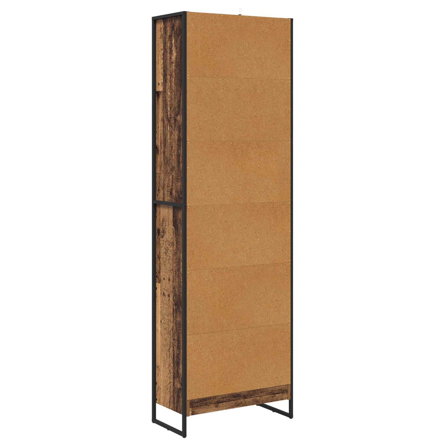 Bogskab 60 x 30 x 189,5 cm Konstrueret træ Gammelt træ
