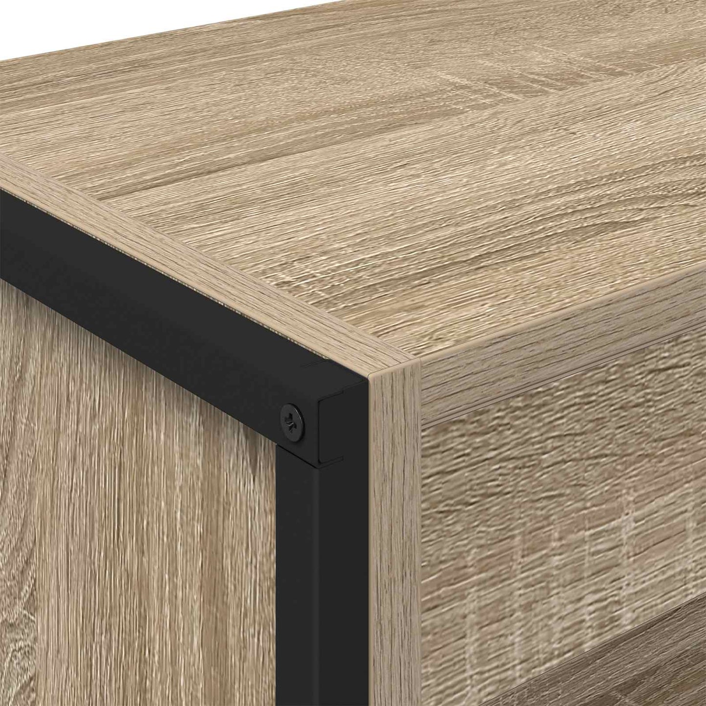 Bogskab 80 x 30 x 155 cm Konstrueret træ Sonoma