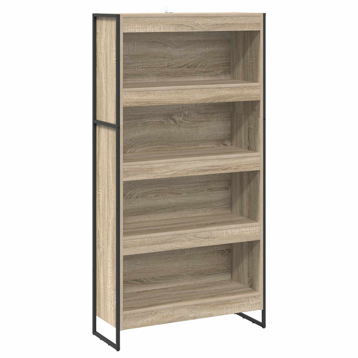 Bogskab 80 x 30 x 155 cm Konstrueret træ Sonoma