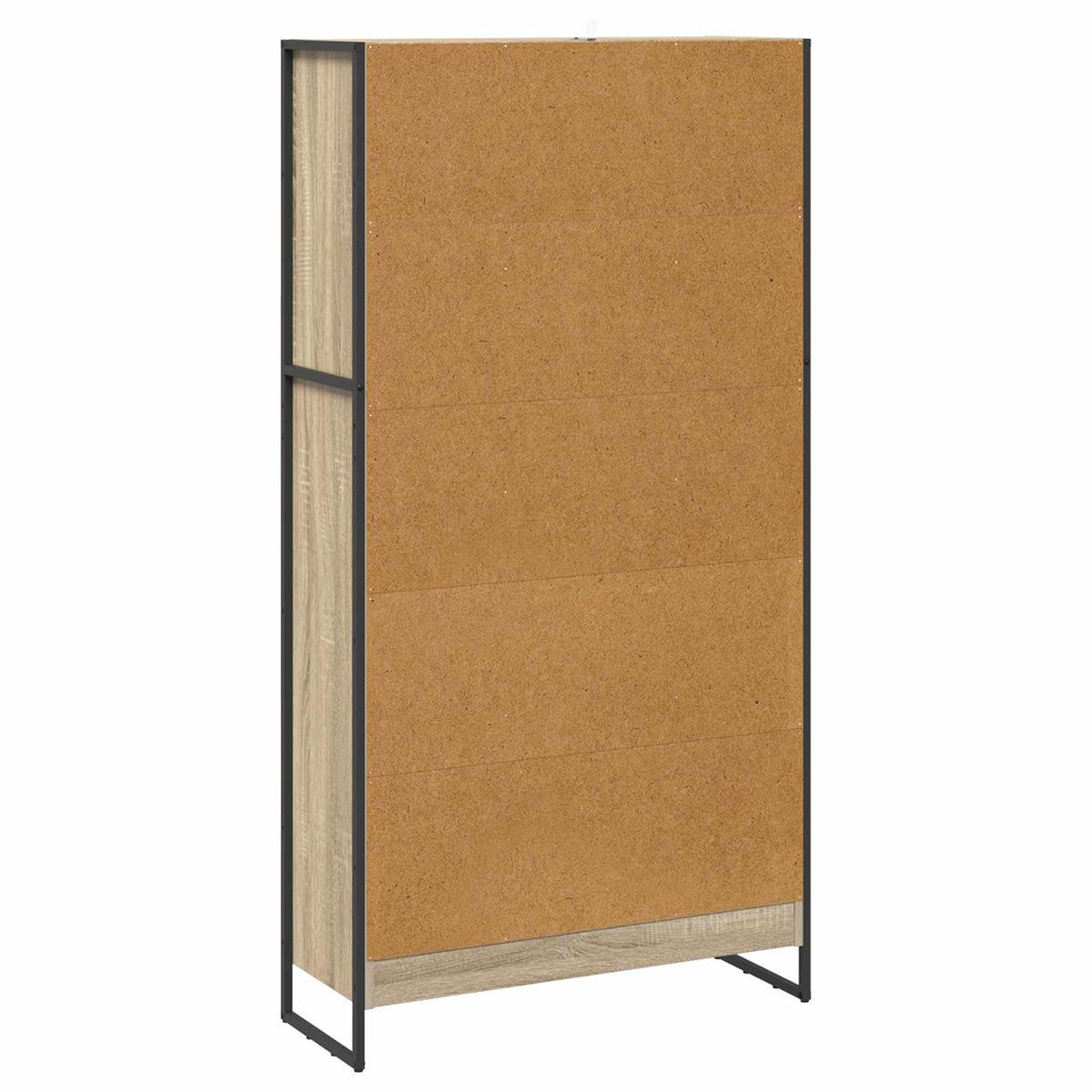Bogskab 80 x 30 x 155 cm Konstrueret træ Sonoma