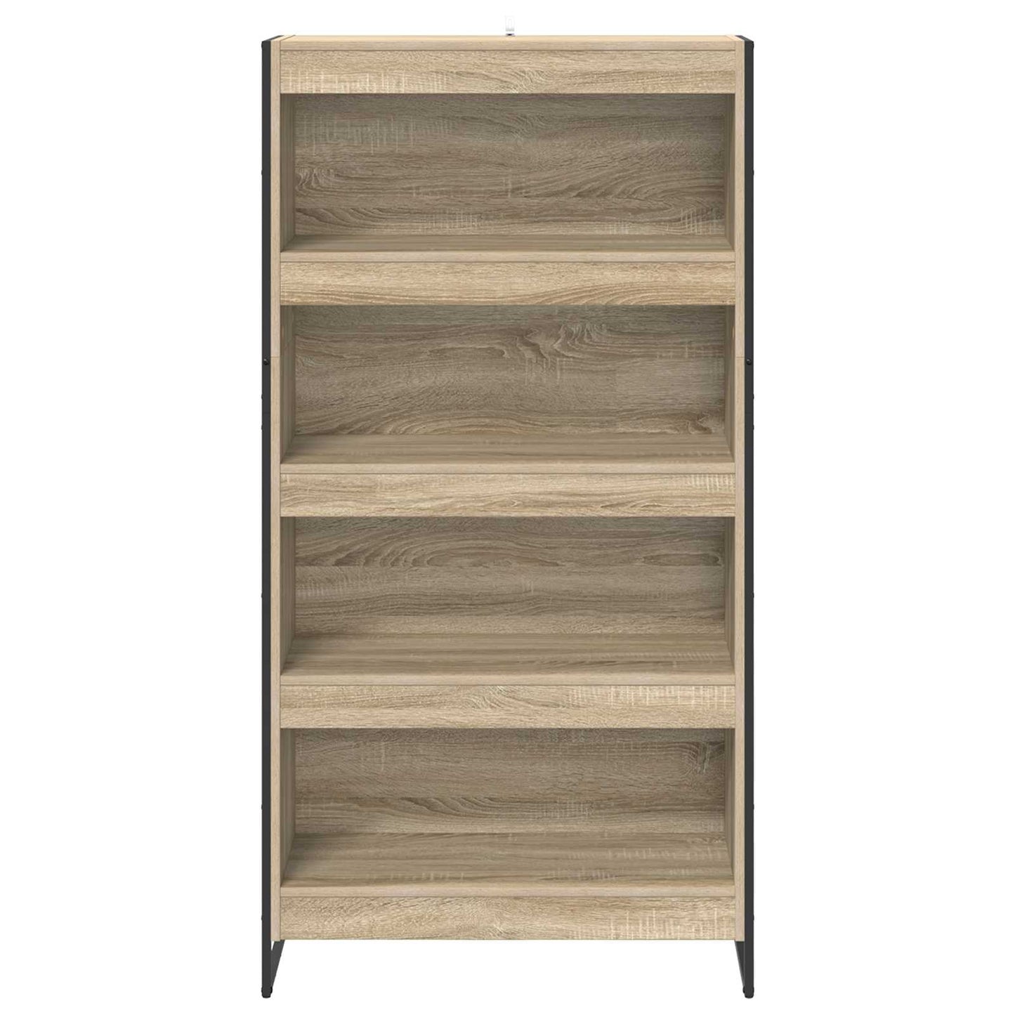 Bogskab 80 x 30 x 155 cm Konstrueret træ Sonoma