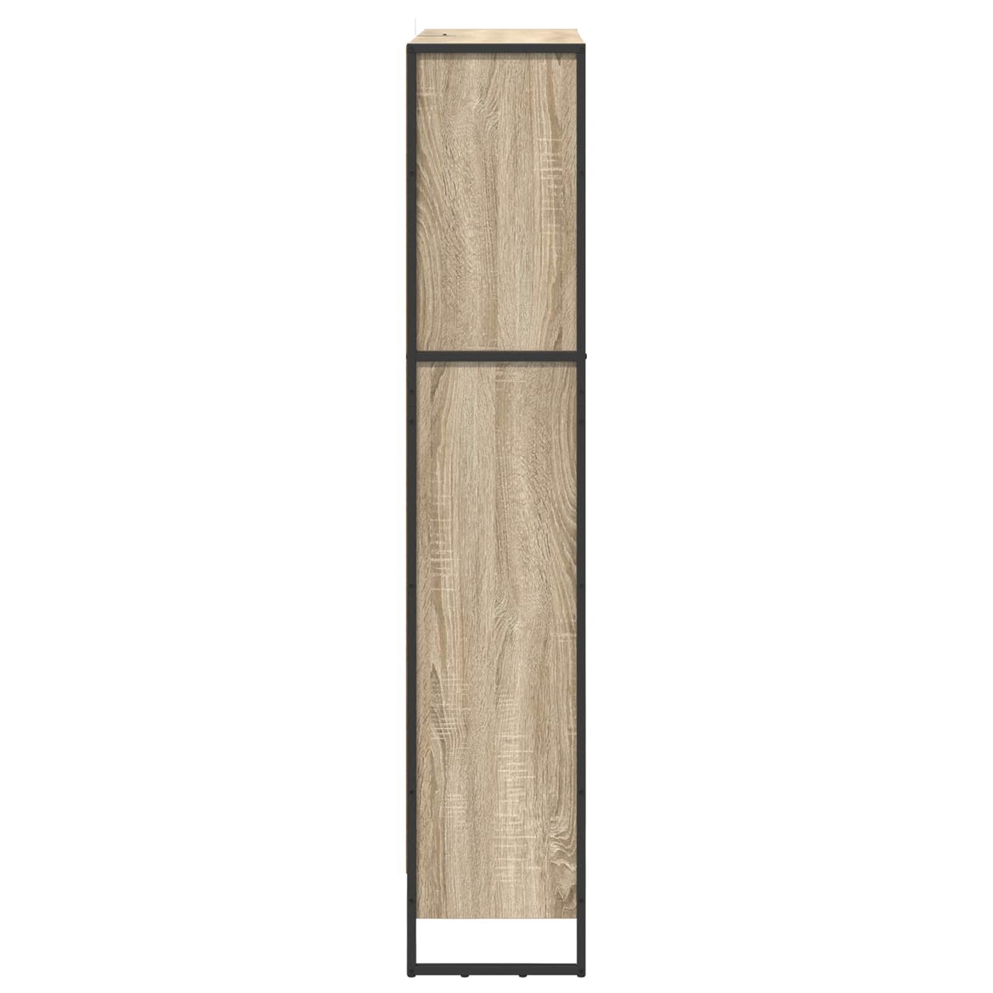 Bogskab 80 x 30 x 155 cm Konstrueret træ Sonoma