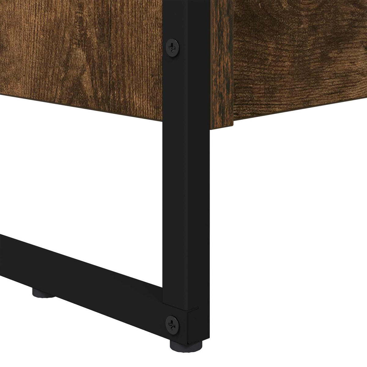 Bogskab 80 x 30 x 155 cm Konstrueret træ Røget Eg