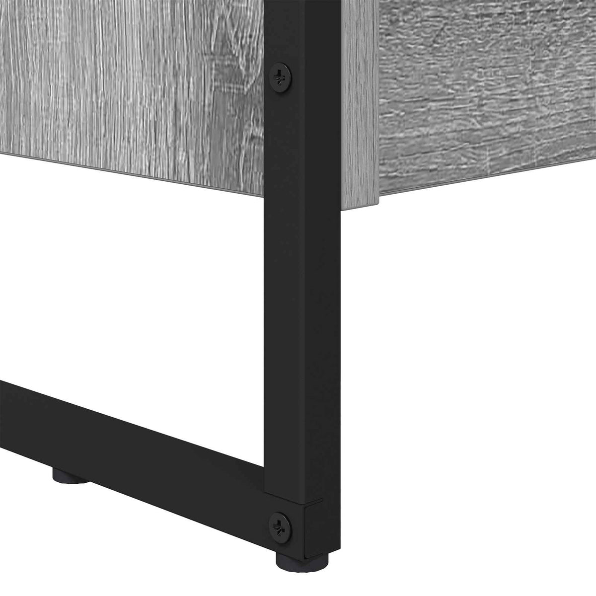 Bogskab 80 x 30 x 155 cm Konstrueret træ Grå Sonoma