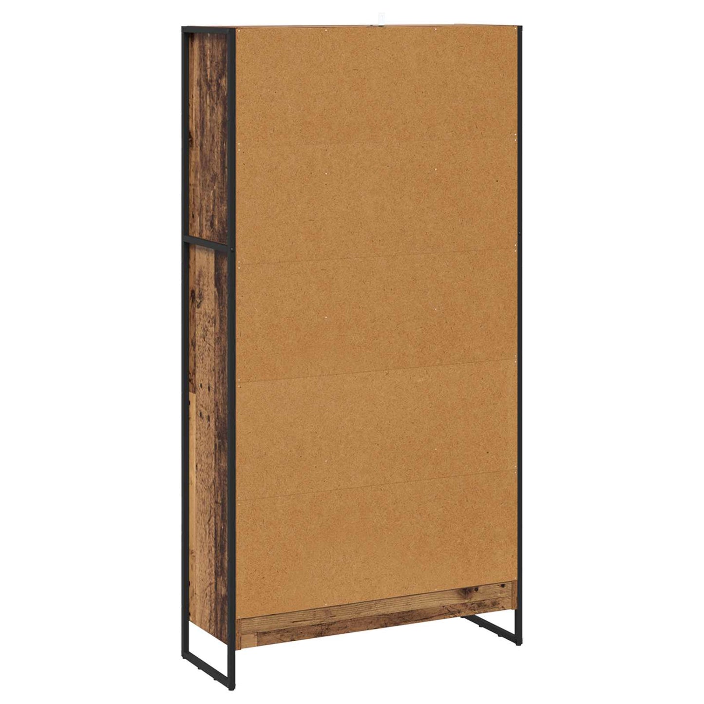 Bogskab 80 x 30 x 155 cm Konstrueret træ Gammelt træ