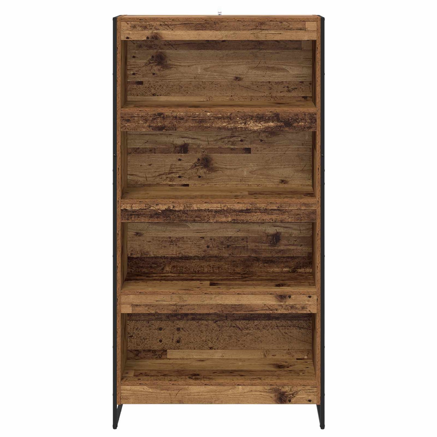 Bogskab 80 x 30 x 155 cm Konstrueret træ Gammelt træ
