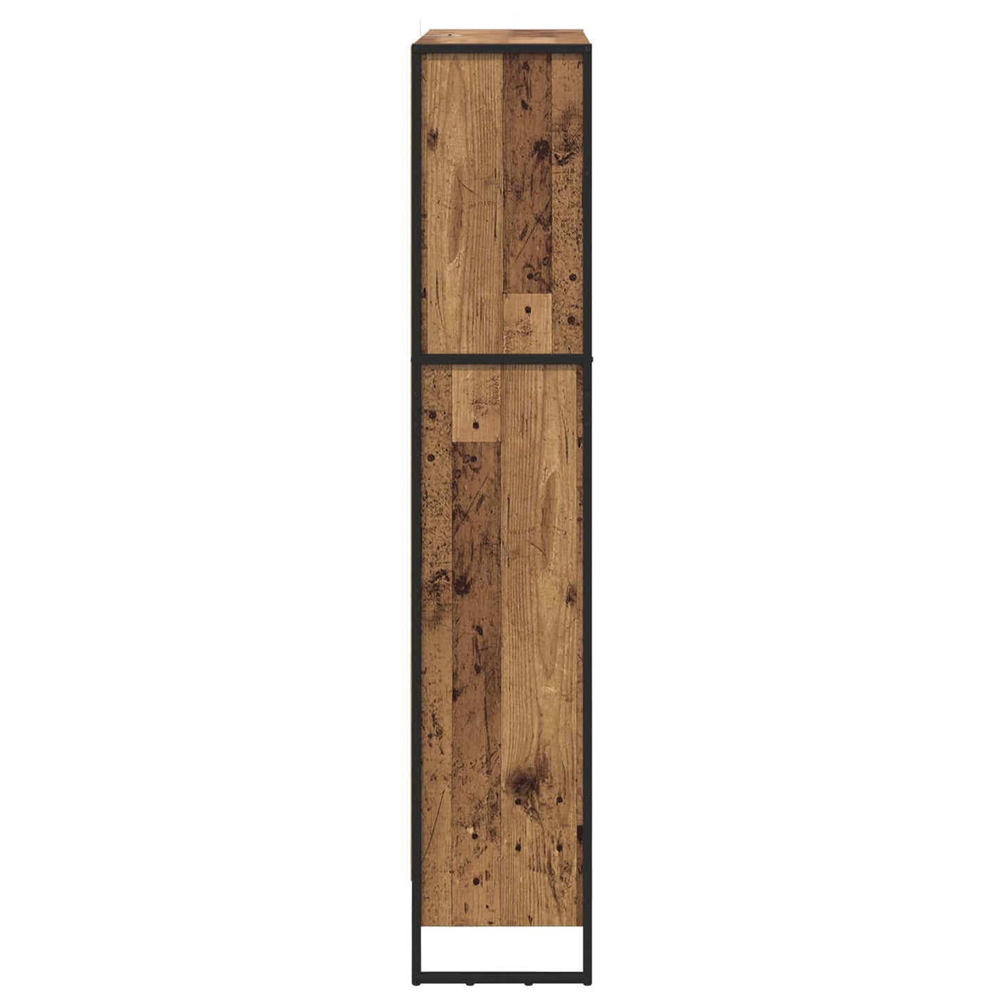 Bogskab 80 x 30 x 155 cm Konstrueret træ Gammelt træ