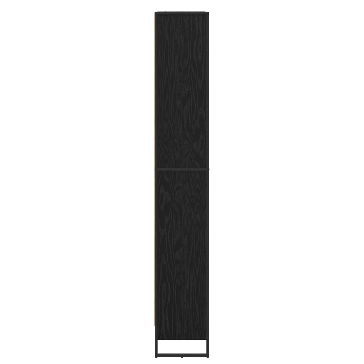 Bogskab 80 x 30 x 189,5 cm Konstrueret træ Sort eg