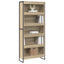 Bogskab 80 x 30 x 189,5 cm Konstrueret træ Sonoma