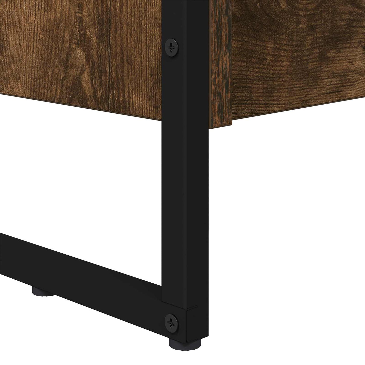 Bogskab 80 x 30 x 189,5 cm Konstrueret træ Røget Eg