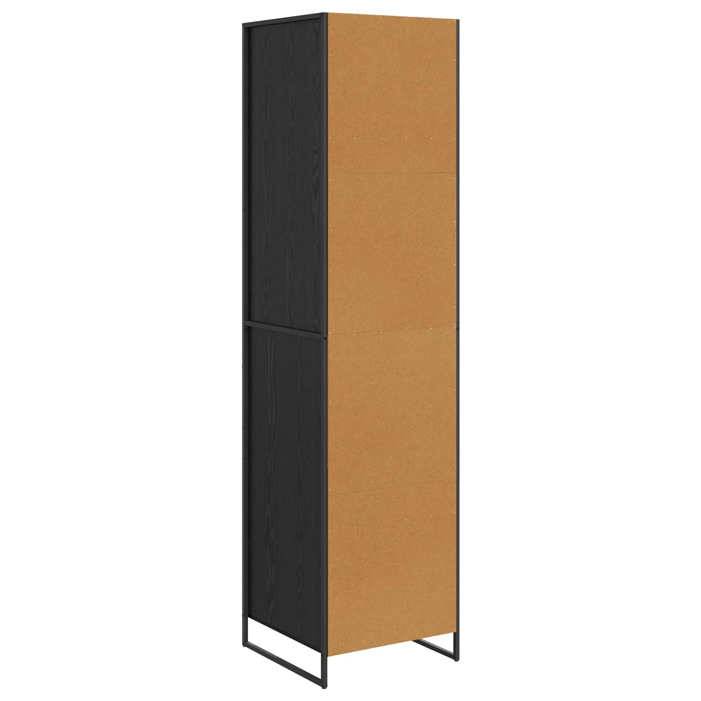 Warderobe Sort eg 50 x 50 x 200 cm Konstrueret træ
