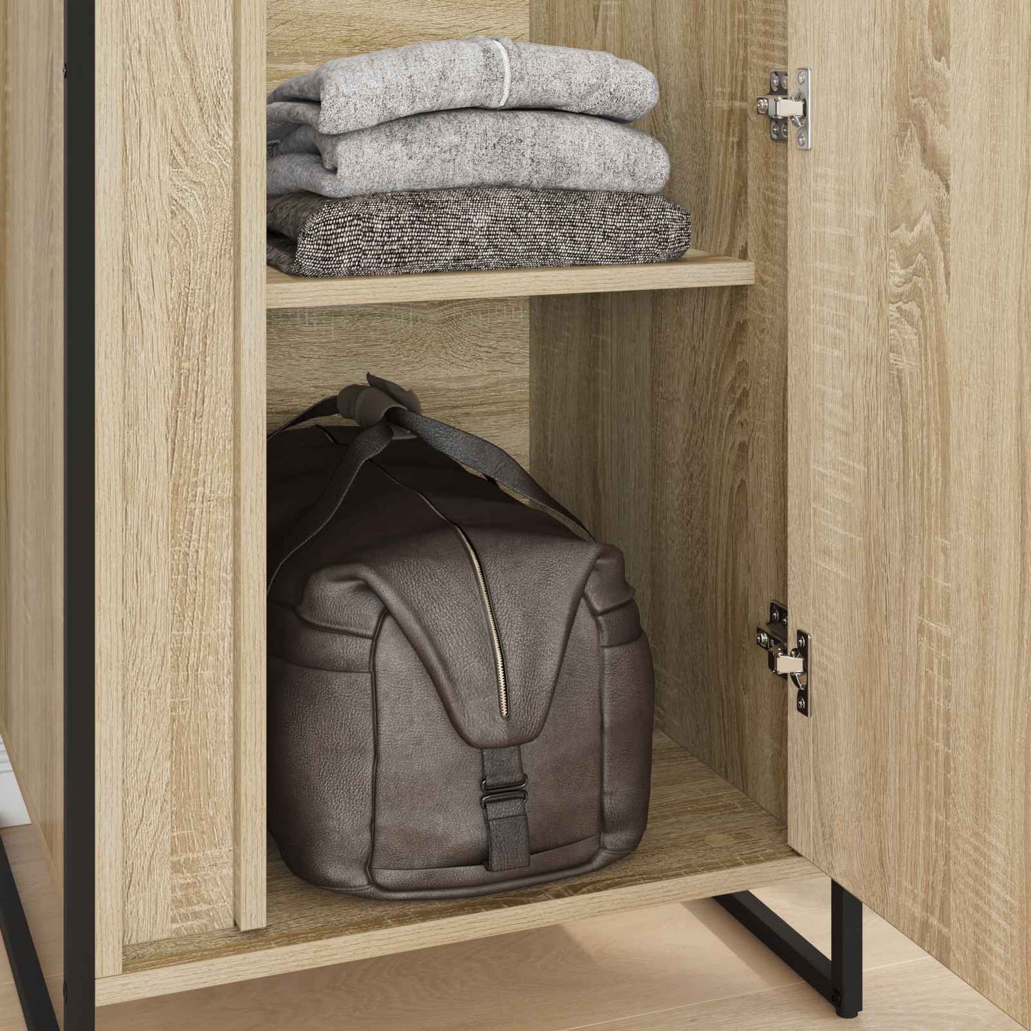 Warderobe Sonoma 50 x 50 x 200 cm Konstrueret træ