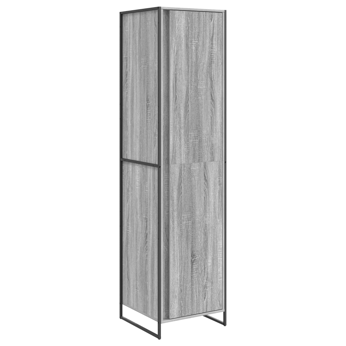 Warderobe Grå Sonoma 50 x 50 x 200 cm Konstrueret træ