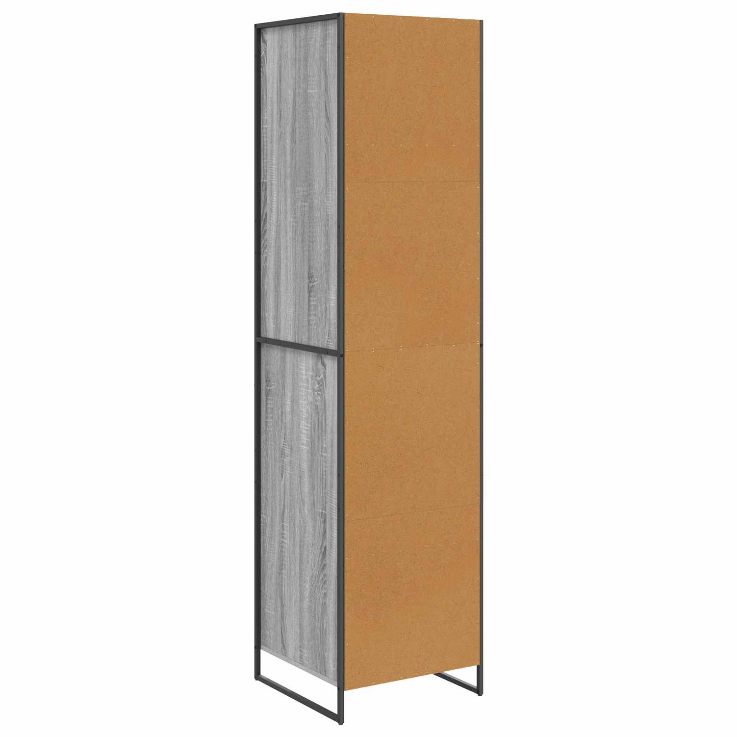 Warderobe Grå Sonoma 50 x 50 x 200 cm Konstrueret træ