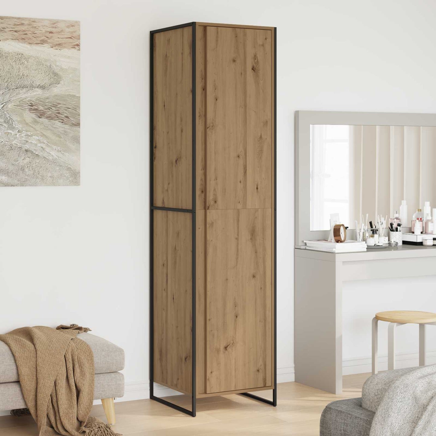 Warderobe Artisan eg 50 x 50 x 200 cm Konstrueret træ