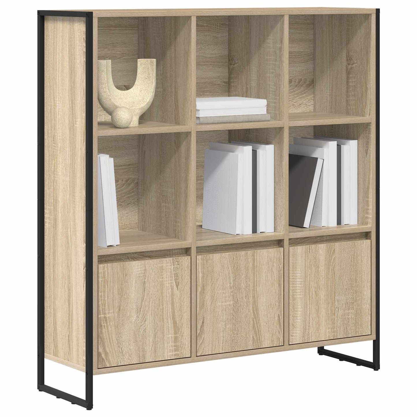 Bogskab 99,5 x 30 x 108 cm Konstrueret træ Sonoma