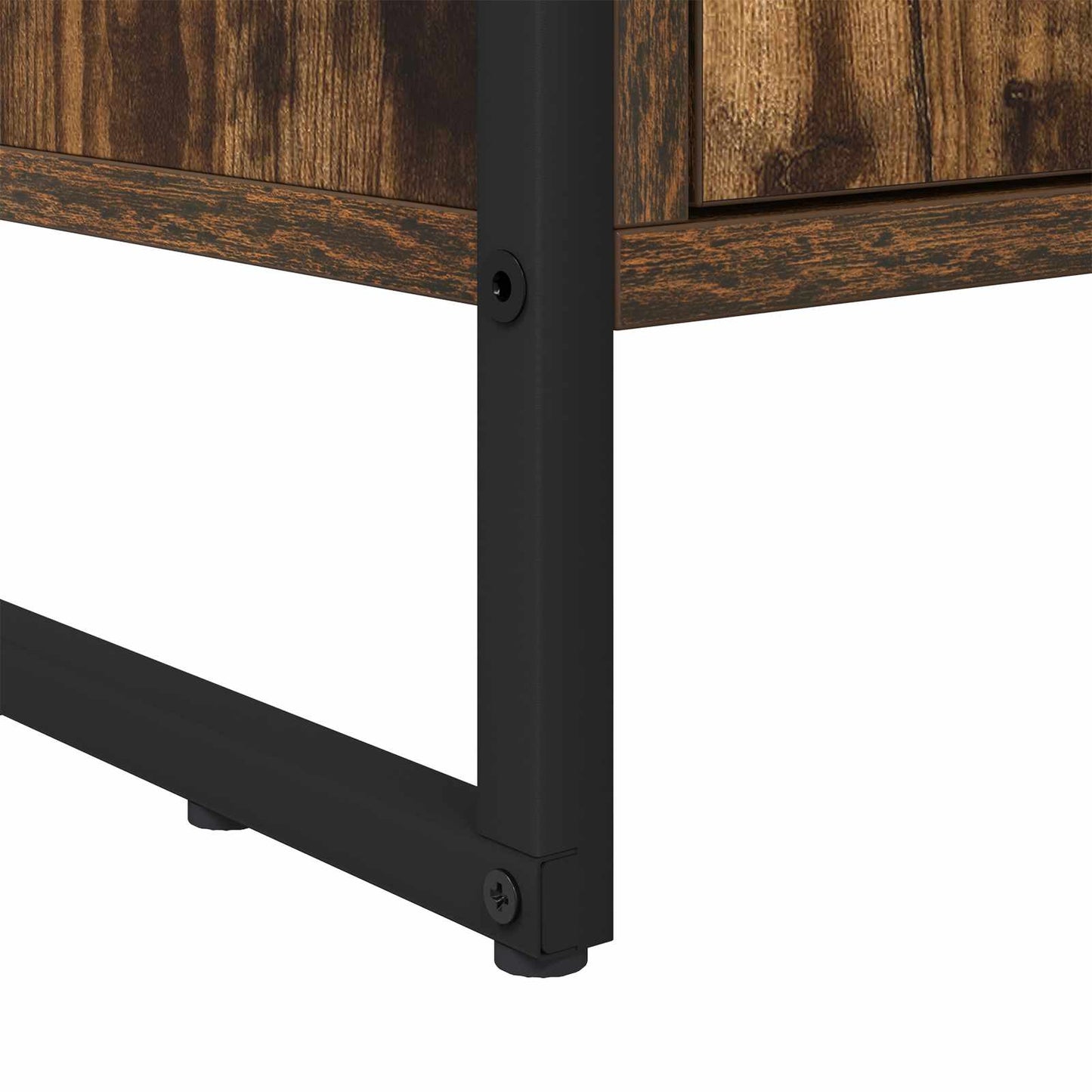 Bogskab 99,5 x 30 x 108 cm Konstrueret træ Røget Eg