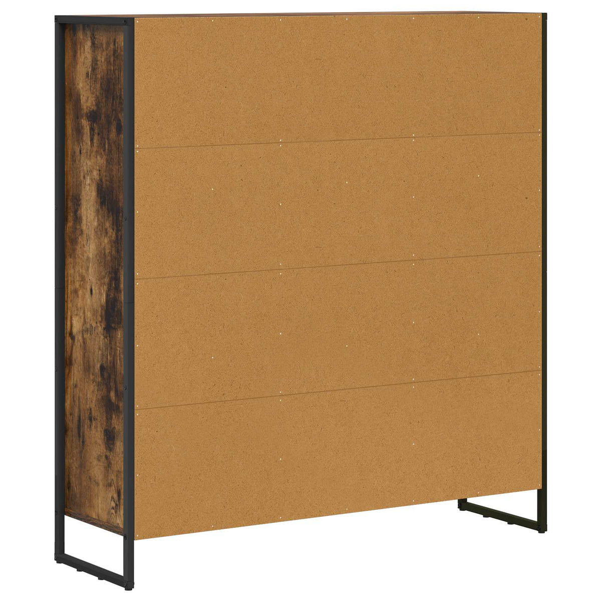 Bogskab 99,5 x 30 x 108 cm Konstrueret træ Røget Eg