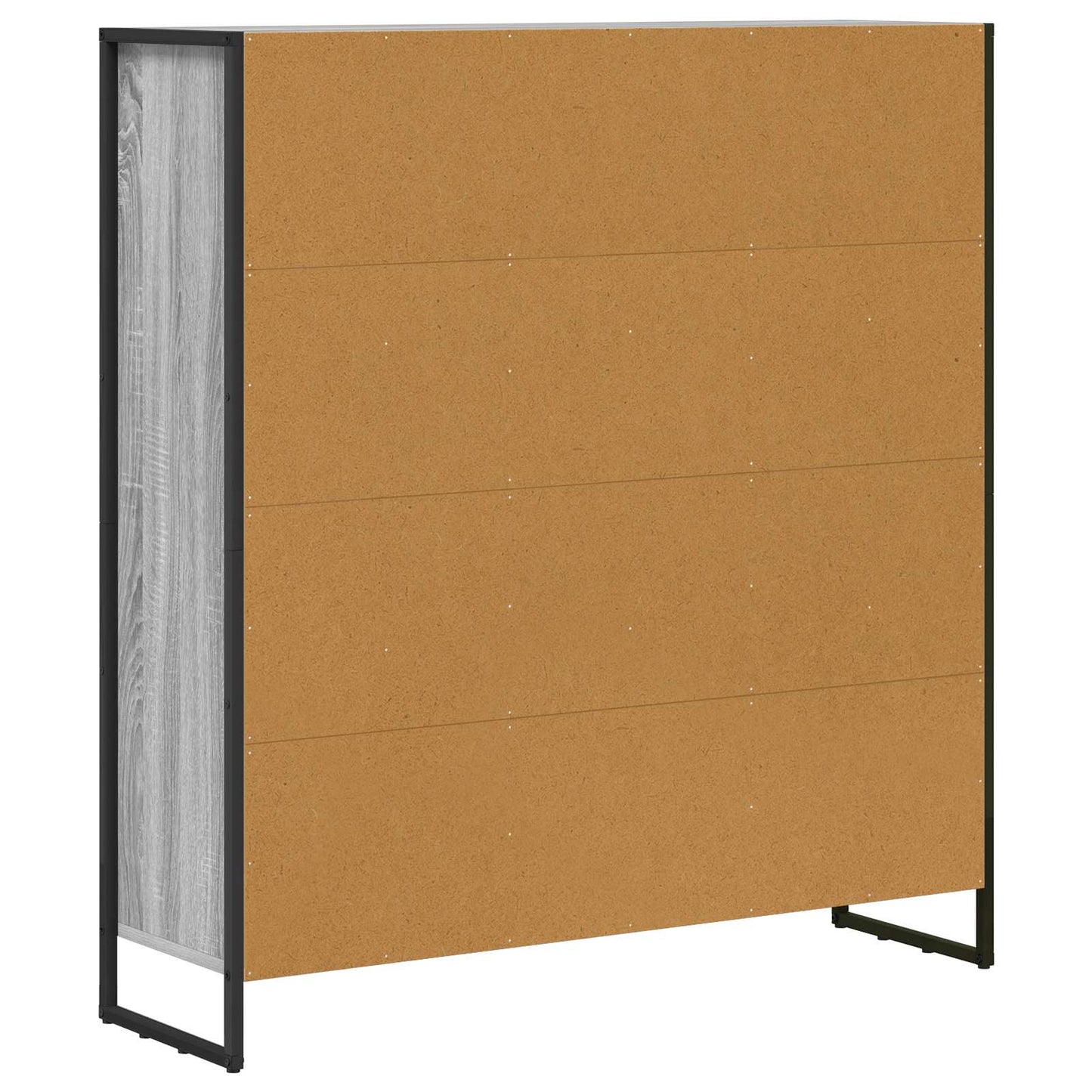 Bogskab 99,5 x 30 x 108 cm Konstrueret træ Grå Sonoma