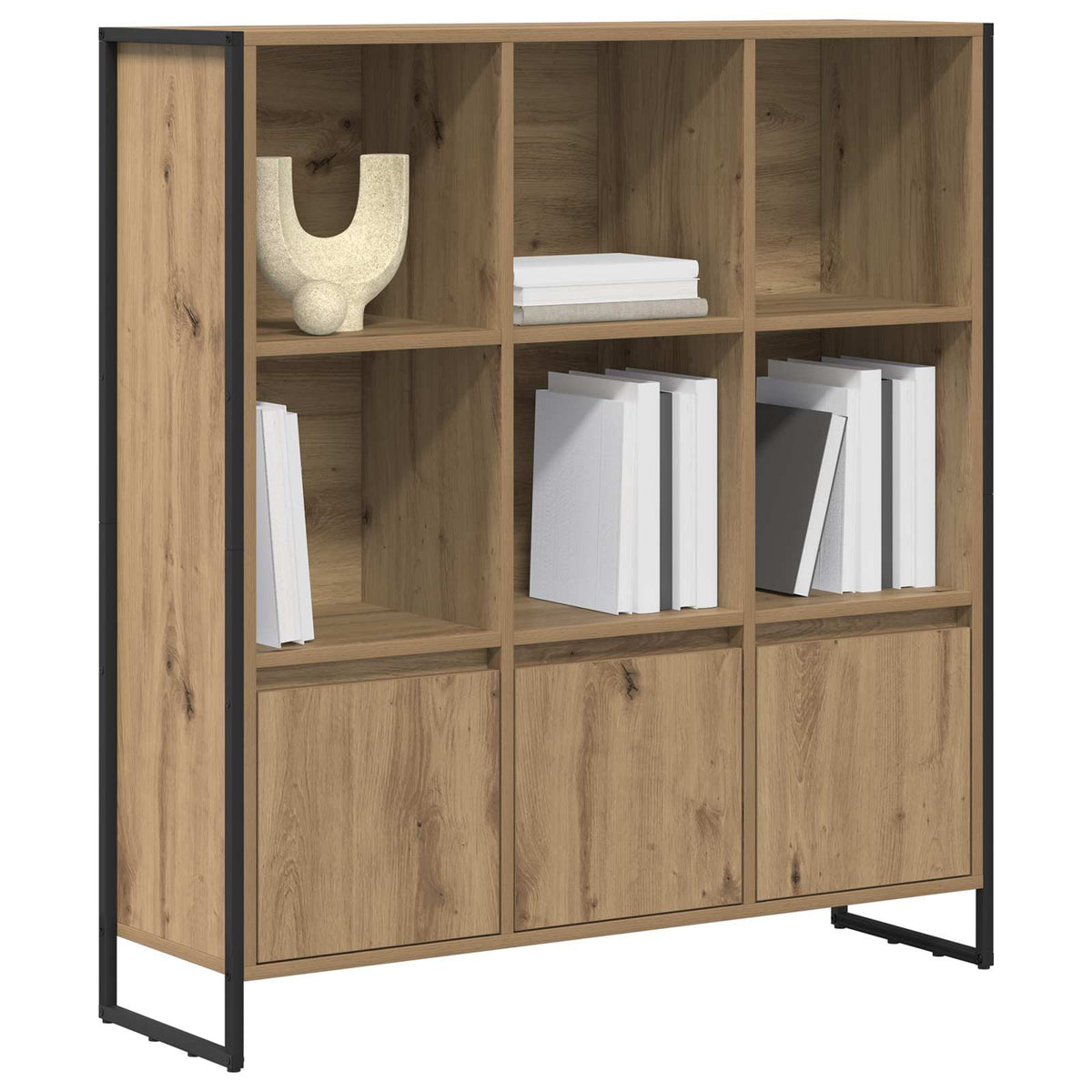 Bogskab 99,5 x 30 x 108 cm Konstrueret træ Artisan eg