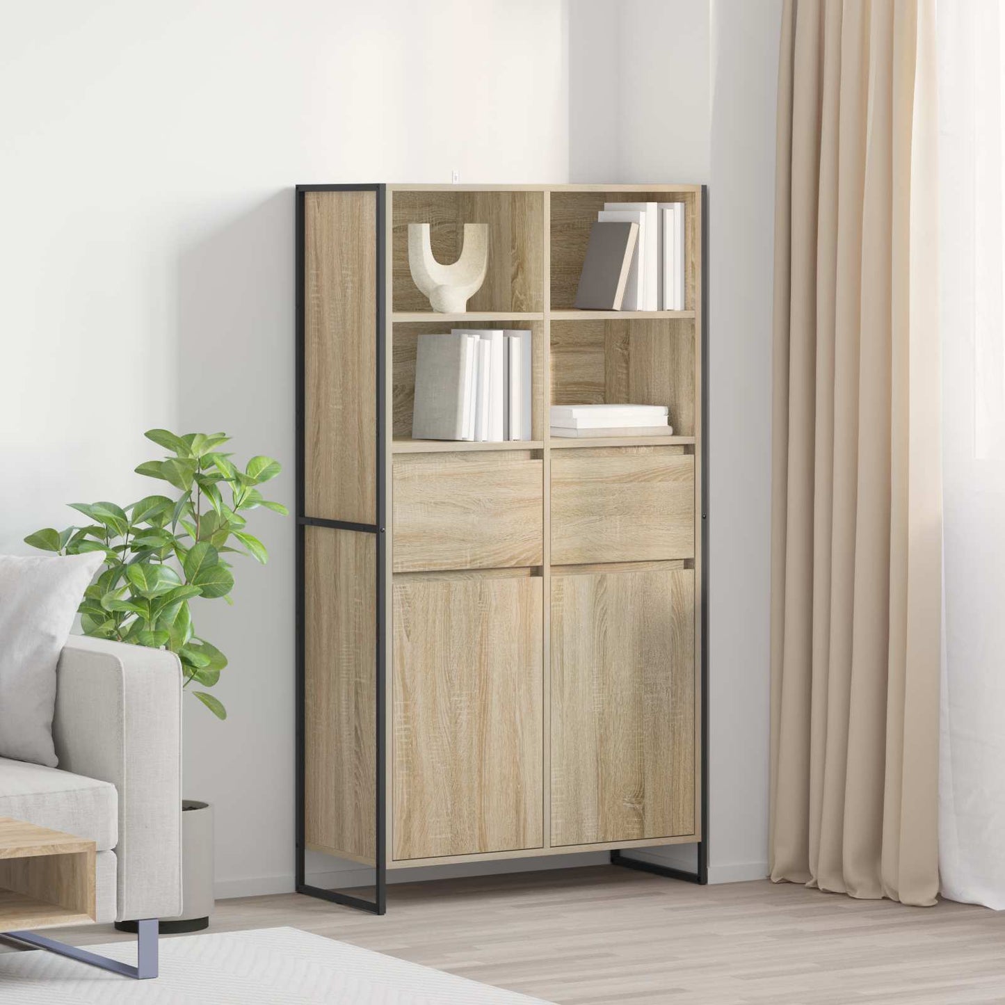Sideboard Sonoma 81 x 36 x 150.5 cm Konstrueret træ